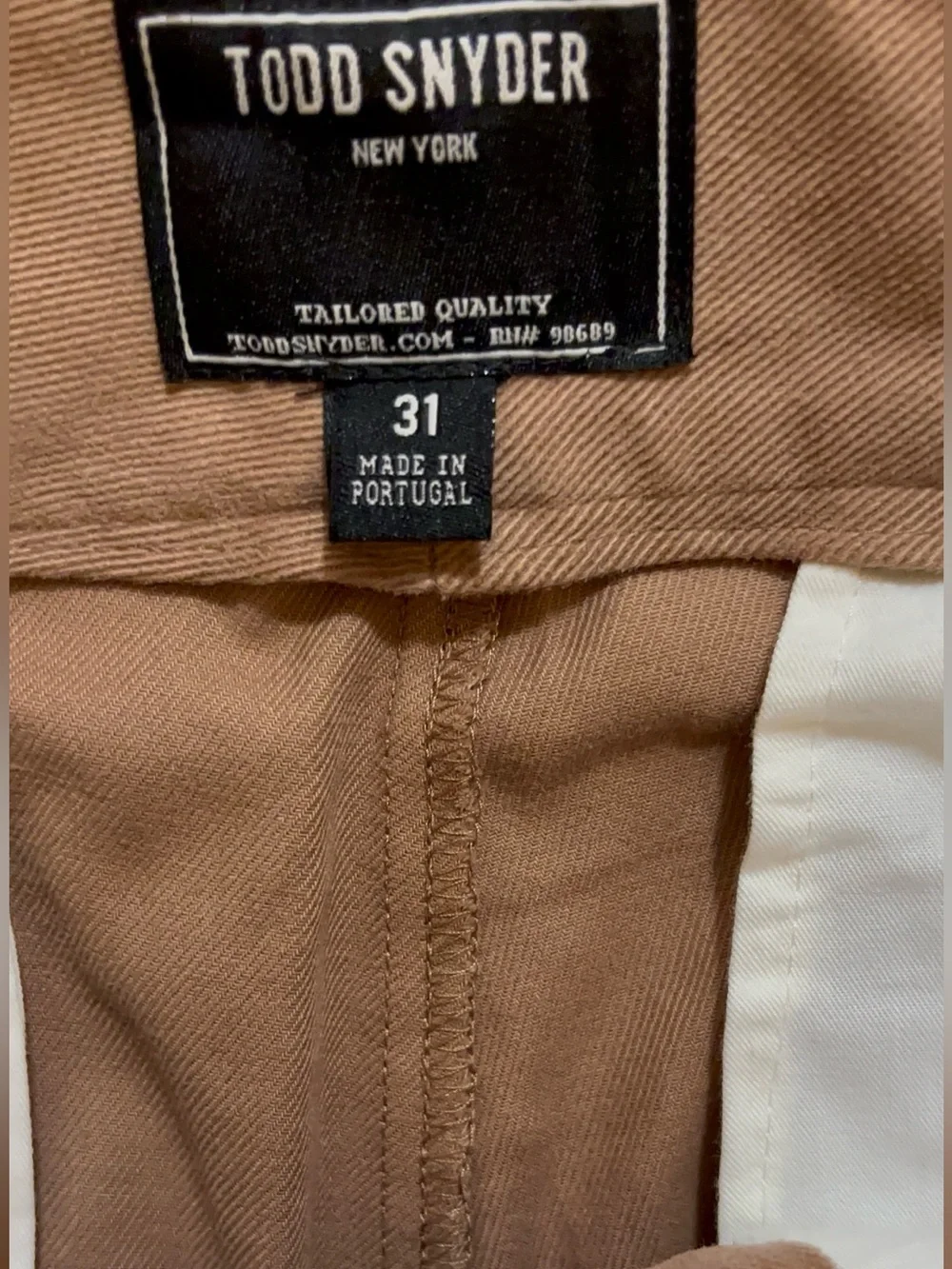 Todd Snyder Italian Brushed Cotton Gurkha Trousers